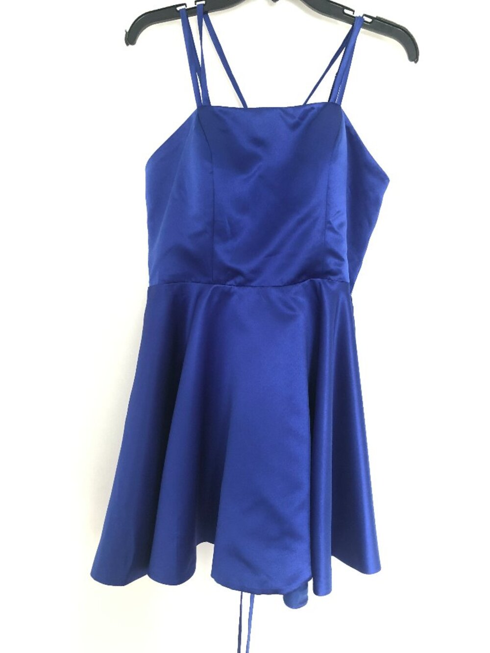 Mu Xiang Chen Homecoming Dress for Teen Knee Length Spaghetti Strap with Pockets